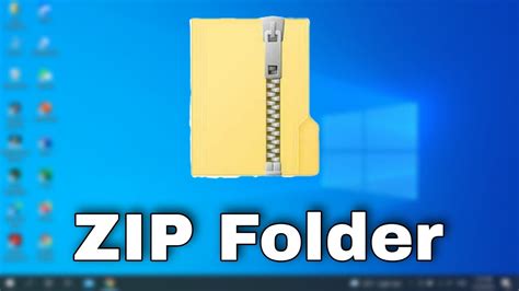 How To Create A Zipped Folderfile Youtube
