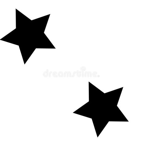 Starry Repeatable Seamless Star Pattern Star Background Stock Vector