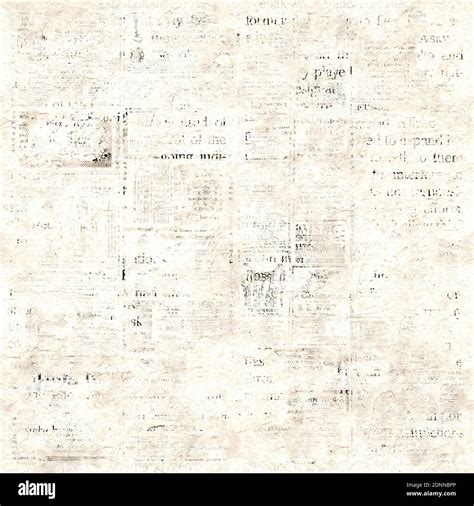 Newspaper Paper Grunge Aged Newsprint Seamless Pattern Background