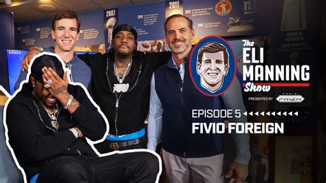 Fivio Foreign Joins The Eli Manning Show
