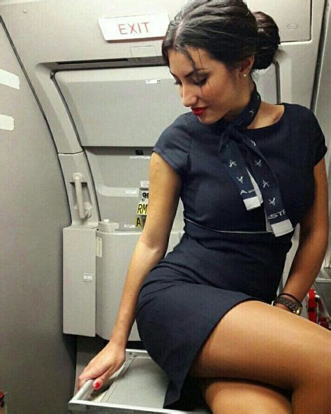 sexy stewardess flight attendant in 2019 flight attendant trolley dolly cabin crew