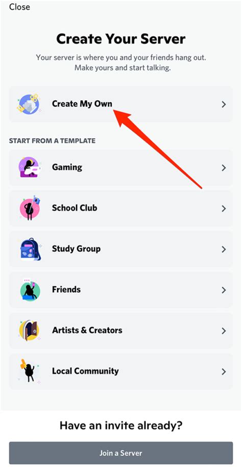 Discord How To Create A Server On Mobile