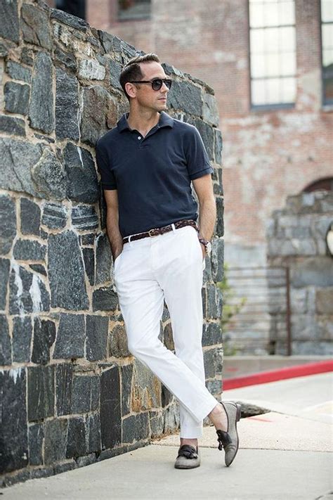 10 Colors Inspiration For Chino Pants You Can Wear In Summer White