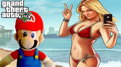 Mario Plays Grand Theft Auto V Youtube