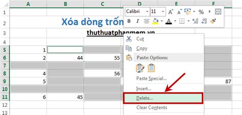 คำแนะนำในการลบบรรทัดว่าง (เส้นสีขาว) ใน Excel - CungDayThang - พอร์ทัล ...