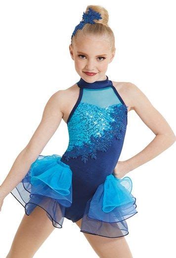 Sequin And Ruffle Leotard With Bustle Weissman® Dance Outfits