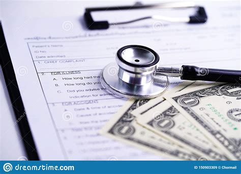 These policies usually provide fixed benefits for qualifying injuries as. Health Insurance Accident Claim Form With Stethoscope Stock Image - Image of coverage, cash ...