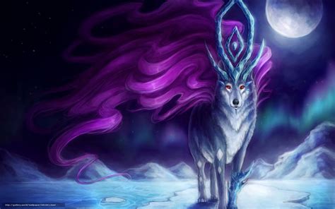 Magical Wolf Wallpapers Wallpaper Cave