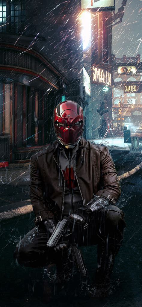 1242x2688 Red Hood 2020 Artwork Iphone Xs Max Hd 4k Wallpapers Images
