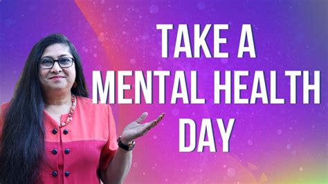 Breaking The Stigma Of Depression By Taking A Mental Health Day Youtube