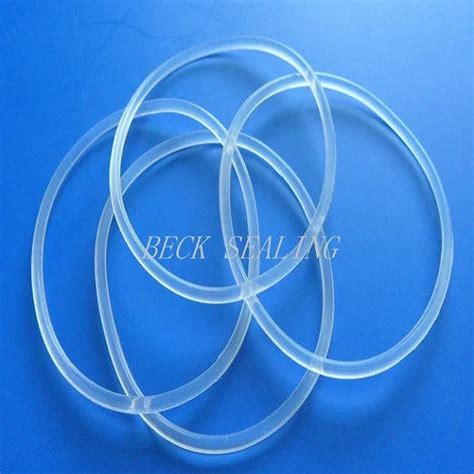 As568 Standard Size Transparent Square Section Silicone Rubber O Rings