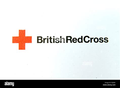 British Red Cross Emblem Stock Photo Alamy