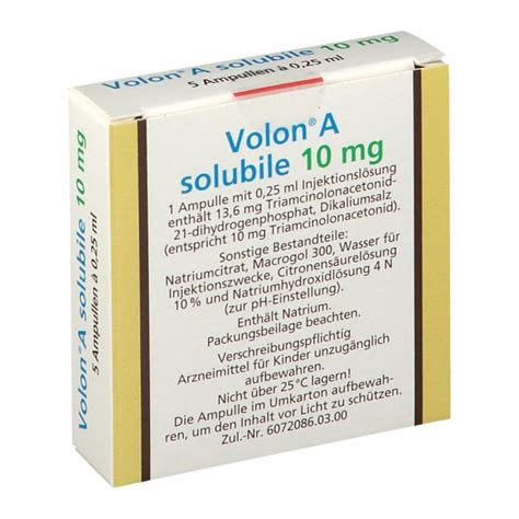 Volon­­® A Solubile 10 Mg 5x025 Ml Shop
