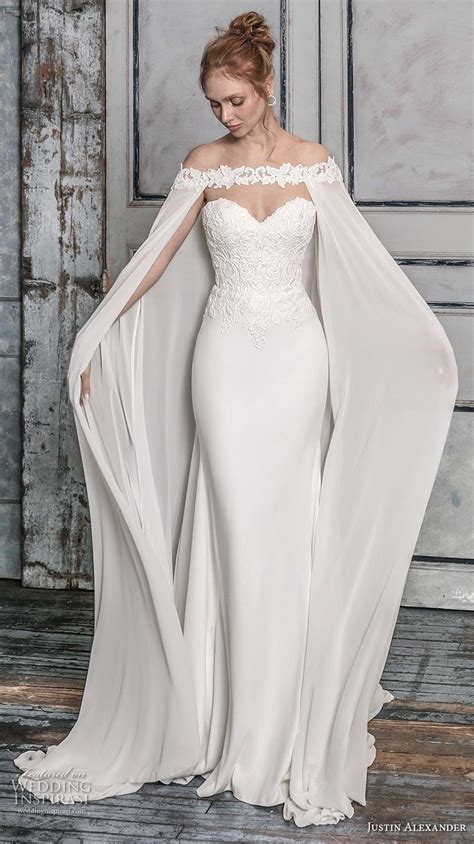 Wedding Gown With Cape