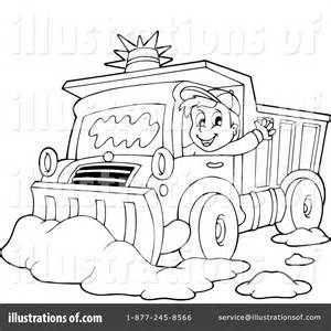 Plow Truck Outline Pages Coloring Pages