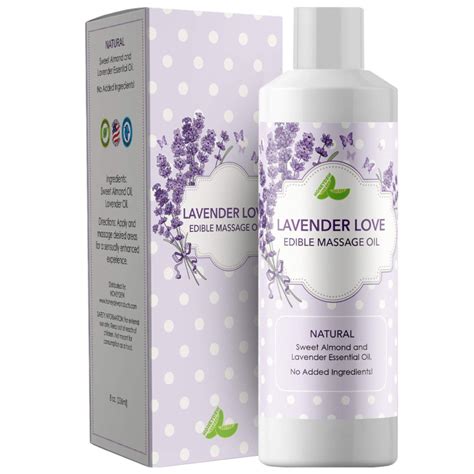 Honeydew Lavender Love Edible Massage Oil 8oz 2023 Edition