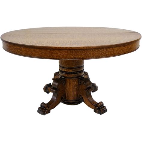 Paw Foot Oak Dining Table, Extends to 10 Feet | Oak dining table, Dining table, Dining