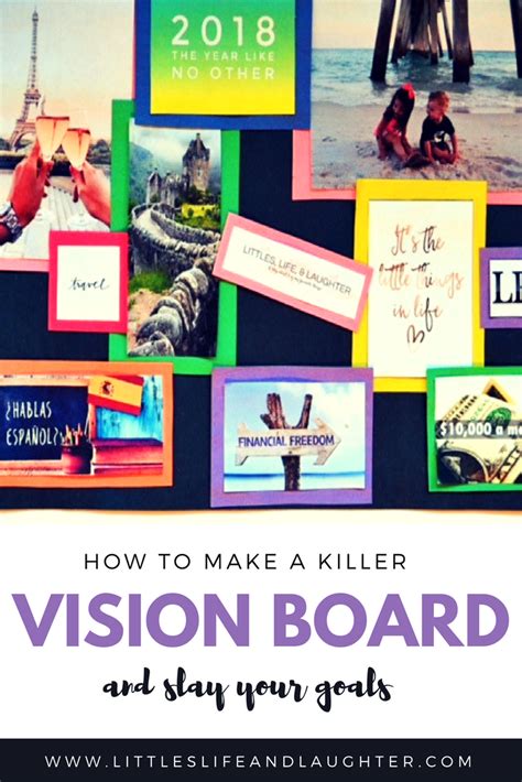 Creating a vision board is a fun, tangible, and powerful way to say yes please! to the abundance you'd like to receive (and deserve!) in your life. How to Make a Killer DIY Vision Board - Littles, Life ...
