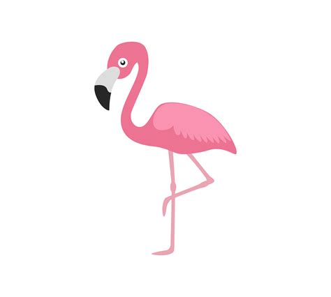 Cartoon Flamingo Svg