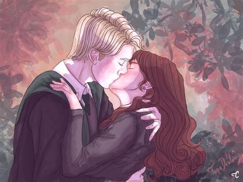 Dramione Kiss By Dralamy On Deviantart