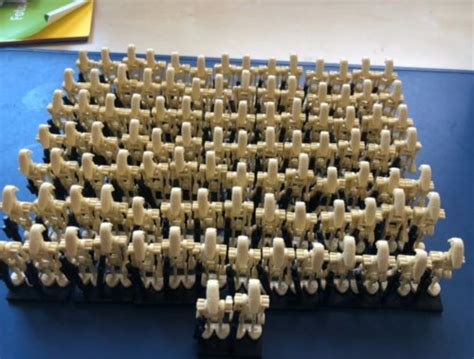100pcs Battle Droid Minifigures Lego Compatible Star Wars The Clone Wars