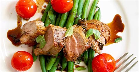 Remove from the oven, wrap in foil and leave to. Glazed pork fillet