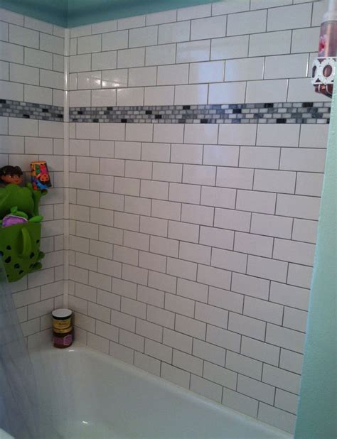 29 White Subway Tile Tub Surround Ideas And Pictures
