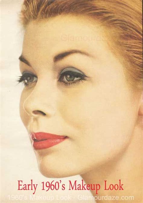 Concise History Of 1960s Makeup Tutorials Glamour Daze 1960 Makeup