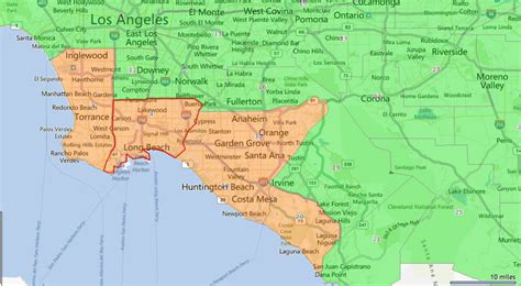 Map No Burn Alert In Effect For Parts Of Los Angeles And Orange