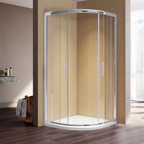 Buy Elegant 800 X 800 Mm Quadrant Shower Door 6mm Sliding Glass Cubicle