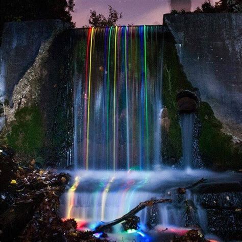 Pin By Siobhan Pauley On Water And Waterfalls Waterfall Rainbow