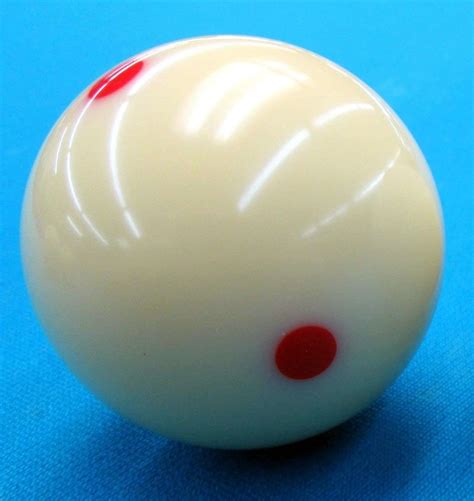 Iszy Billiards 6 Dot Measle Pool Cue Training Ball 2 14 Inch White Swiftsly