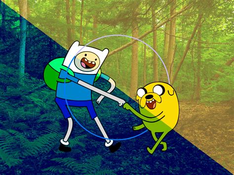 Jake The Dog Finn The Human Adventure Time Landscape Forest