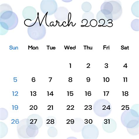 Imagens Calendário De Março De 2023 Png E Vetor Com Fundo Transparente