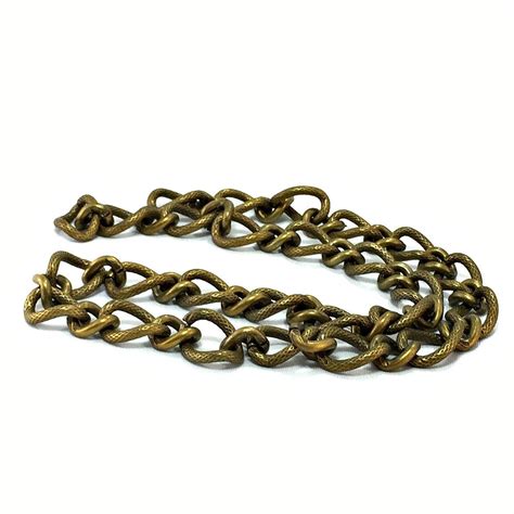 Antique Brass Curb Chain Gunmetal Curb Chain Large Curb