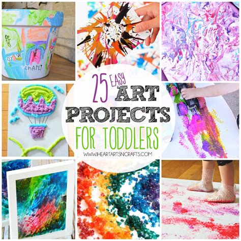 25 Easy Art Projects For Toddlers Toddler Art Projects Art