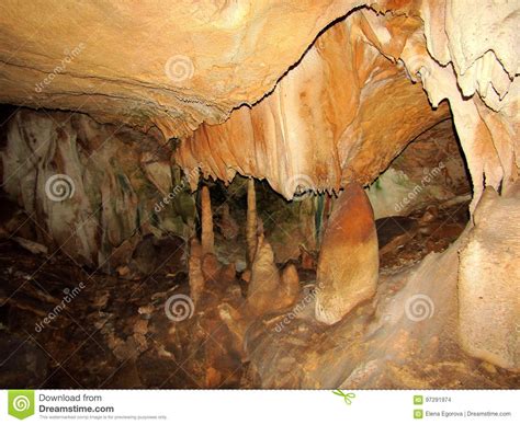 Cave Growths Inside Mountain Stock Photos Free And Royalty Free Stock