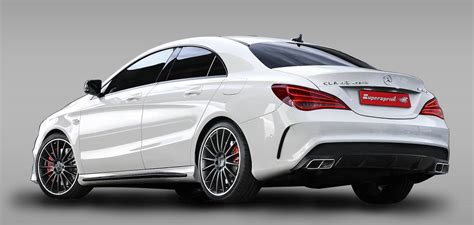 The cla45 amg is certainly not short of exhaust noise drama! Supersprint Exhaust for MERCEDES C117 CLA 45 AMG (381 Hp) 2015 ->