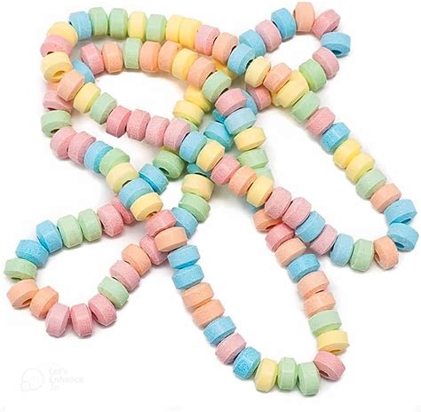 candy necklace sweet necklace pack of 10 packed in a resealable bag ideal treat or t