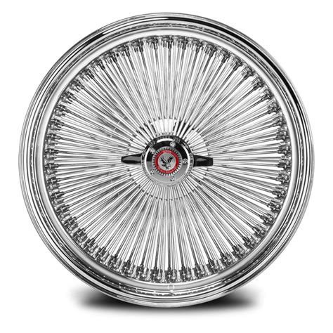 20x8 150 Straight Lace Chrome Luxor Wire Wheels Luxor Wire Wheels