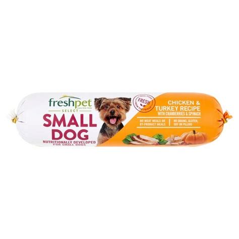 Freshpet Small Dog Food Chicken And Turkey 454g Tesco Groceries