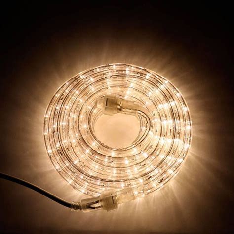 Super Bright Plasma Expandable Led Plug In Rope Lights Warm White