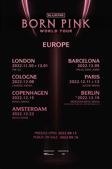 Pink Tour 2024 Europe Lela Loretta