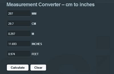 Convert cm to inches,inches to cm,inches in mm,feet in cm ...