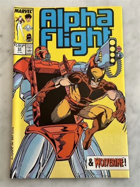 Alpha Flight 53 1st Jim Lee Cover At Marvel Marvel 1987 500