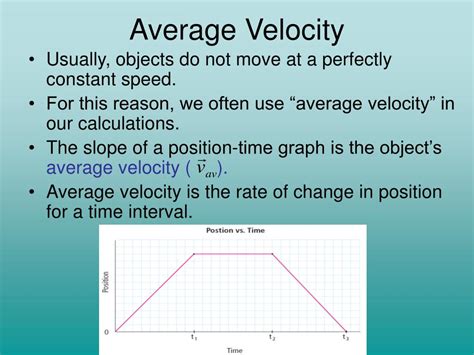 Ppt Ch 82 Average Velocity Powerpoint Presentation Free Download