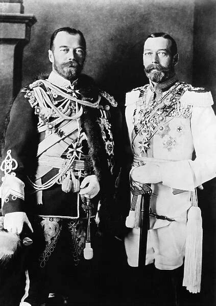 Nicholas Ii And George V Czar Nicholas Ii Of Russia Left