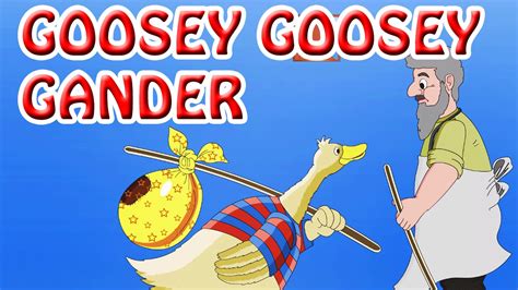 Goosey Goosey Gander Kids Nursery Rhymes Youtube