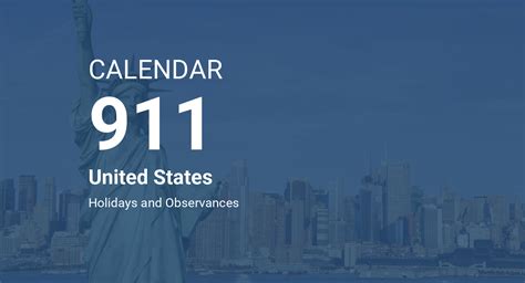 Year 911 Calendar United States