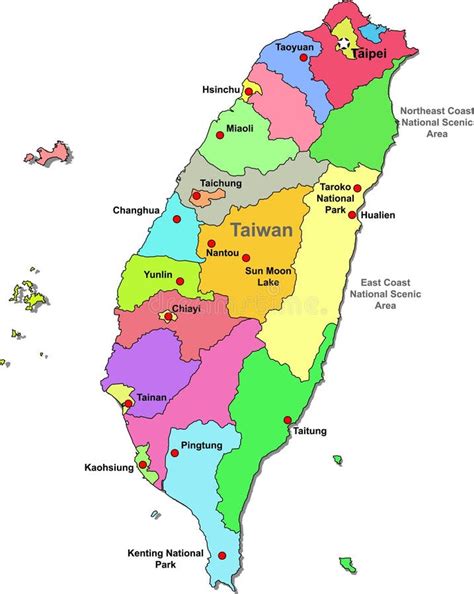 Taiw N Mapa Y Bandera Ejemplo Detallado Del Vector Stock De Ilustraci N Ilustraci N De